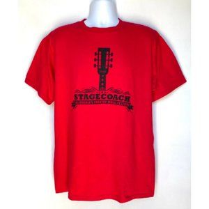 Stagecoach 2007 California's Country Music Festival Red T-Shirt Size Adult LARGE